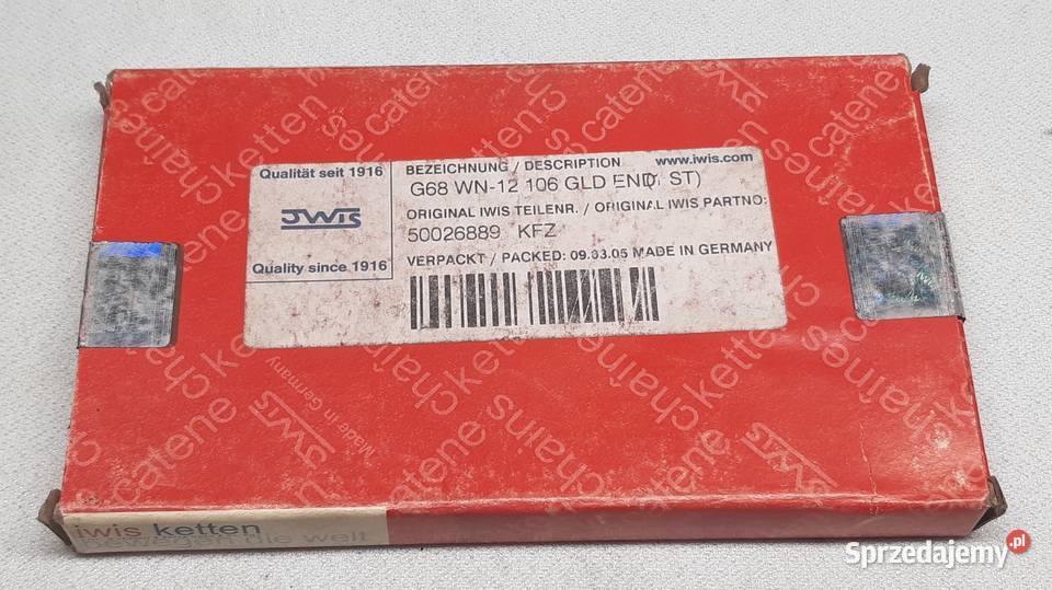 ŁAŃCUCH ROZRZĄDU MERCEDES 2023 8096 50026889 osobowe dolnośląskie Mielęcin