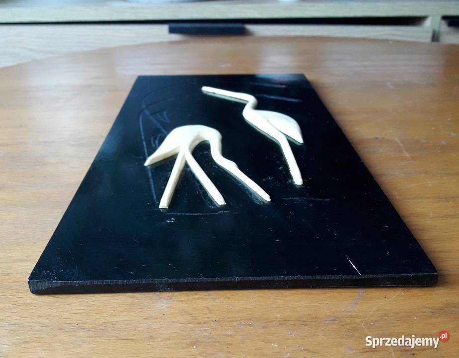 Żurawie bakelitowa zawieszka CCCP ZSRR lata 60 Gdynia