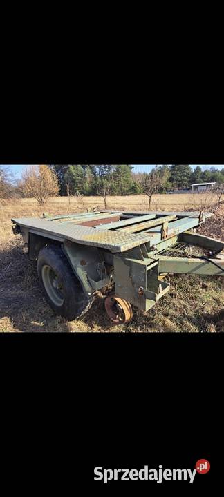 Przyczepa jednosiwa świętokrzyskie Nowa Wieś