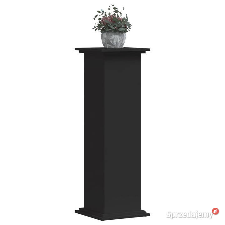Stojak na rośliny czarny 33x33x100 WM852979 sprzedam