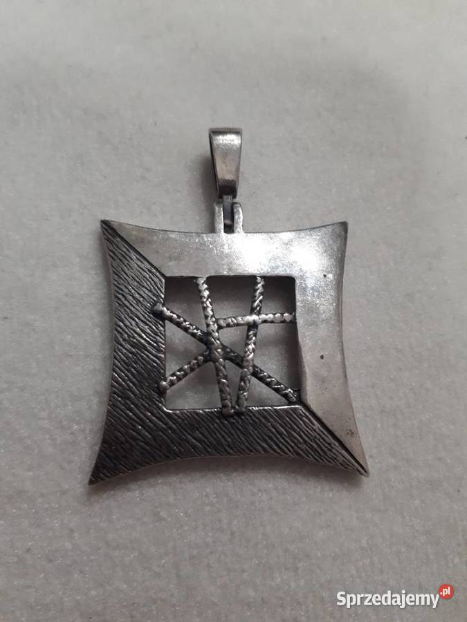 zawieszką srebrna cz kompl Skaryszew