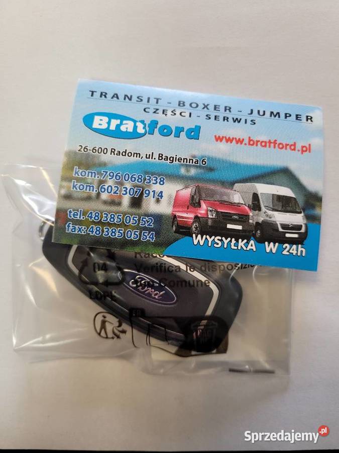 Klucz Ford H1BT15K601BA 2089152 BRATFORD RADOM mazowieckie sprzedam