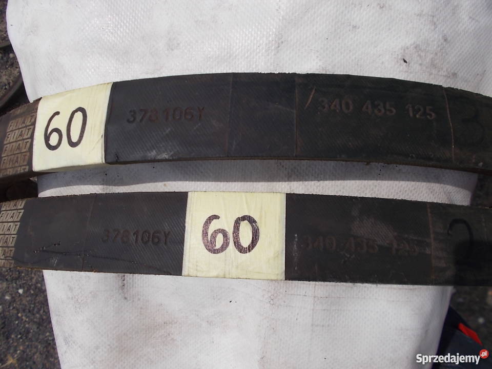 Pasek klinowy Fiat 378 106 Y 340 435 123 Spławie
