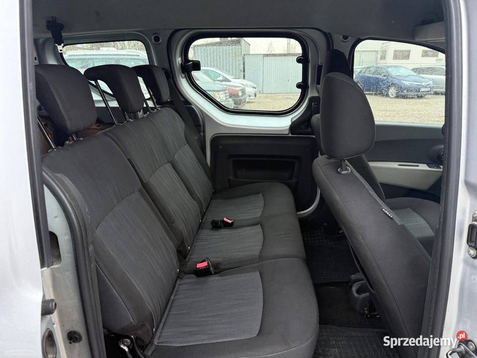 Dacia Doker 12benz 5os Klima Hak 2014r srebrny warmińsko-mazurskie Nidzica