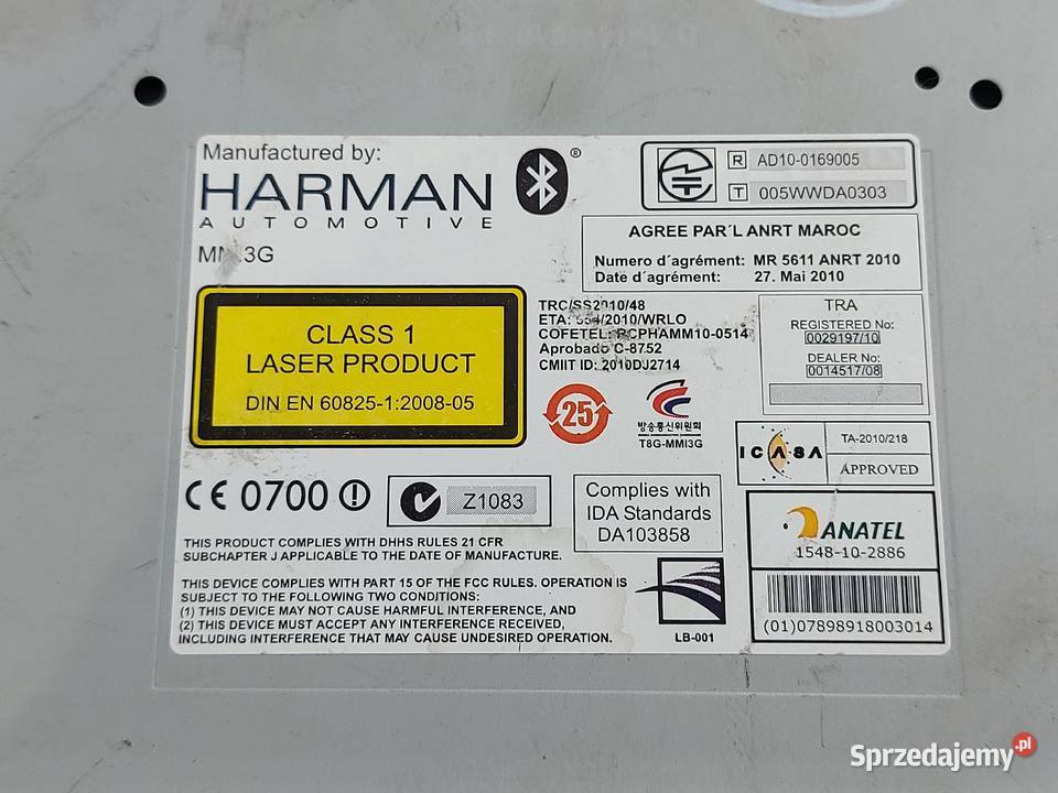 AUDI S4 B8 13r radio CD nawigacja 8R2035666C świętokrzyskie Kielce