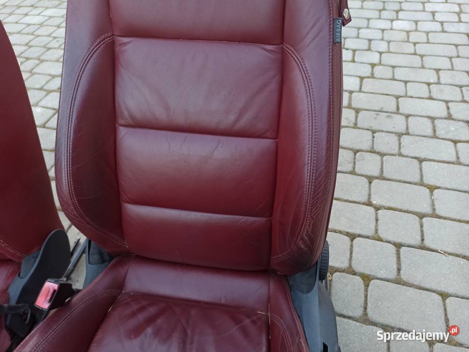VW EOS FOTELE KANAPA SKÓRA KOMPLET 2006r osobowe Fotele i kanapy Bolesławiec