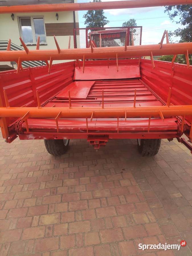 Przyczepka 4 tony rozrzutnik obornika 1 osiowy mazowieckie Iłża