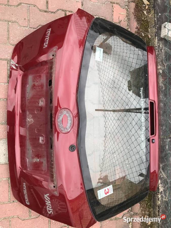 Klapa tył tylna Toyota Yaris III Hybryda śląskie Rybnik sprzedam