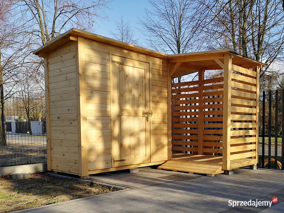 Domek narzędziowy 2 x 11 drewutnia 11 x 25m śląskie Kalety sprzedam