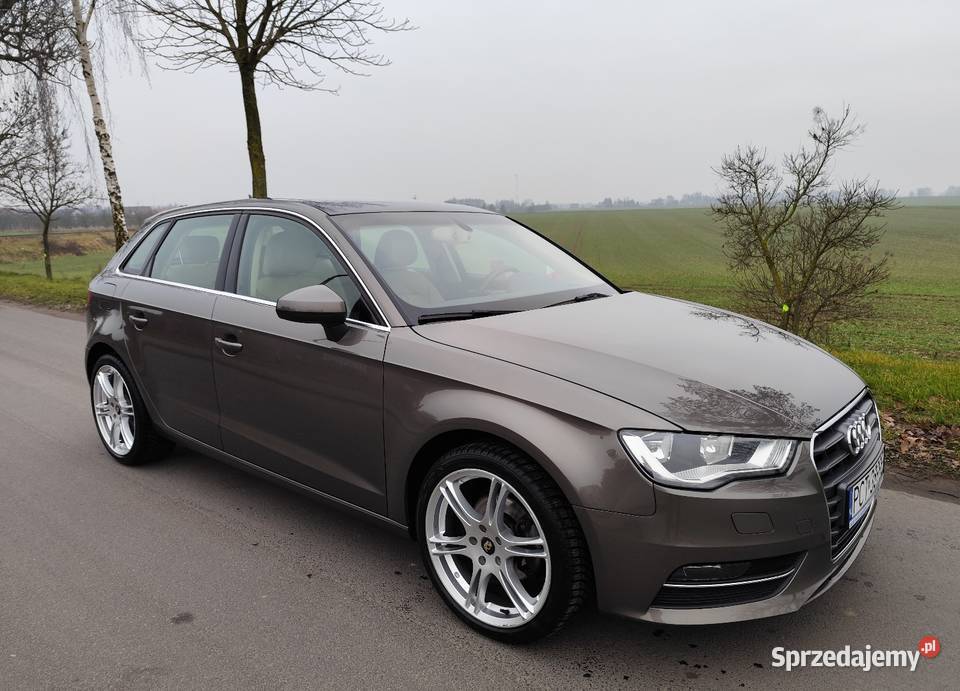 Audi A3 8V 2013r 20 TDI skóra alu 18 navi poduszka powietrzna Lubasz sprzedam