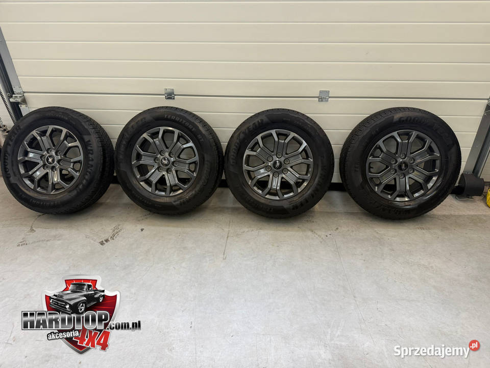 Koła 18 FORD RANGER Opony Goodyear 25565R18 Pasłęk