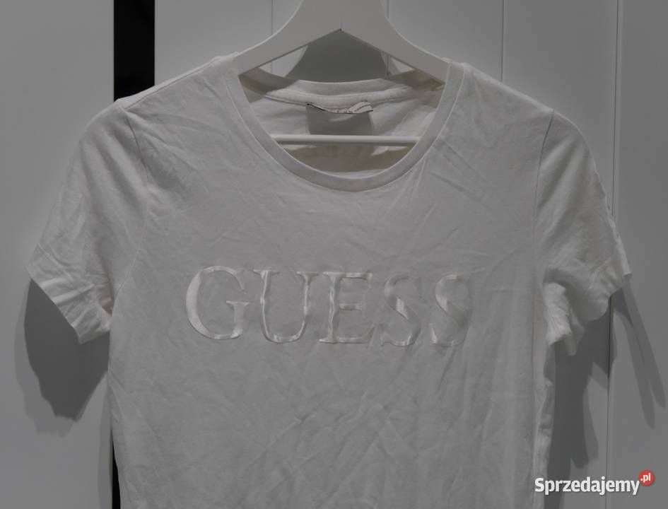 Guess fajna bluzka logo 36 S krótki Wrocław