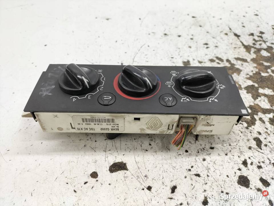 PANEL NAWIEWU KLIMATYZACJI Opel Movano I świętokrzyskie