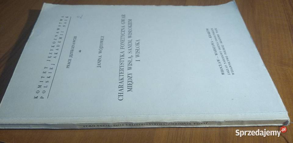 Charakterystyka fonetyczna gwar między Wisłą Gdańsk