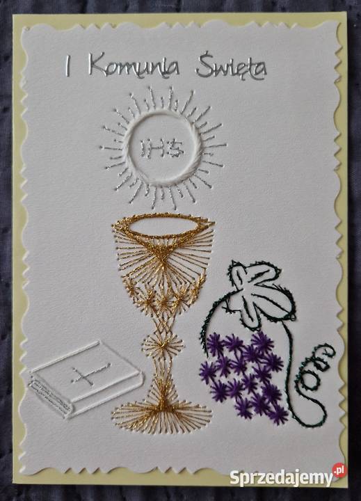 Kartki na I Komunię Świętą małopolskie Wieliczka