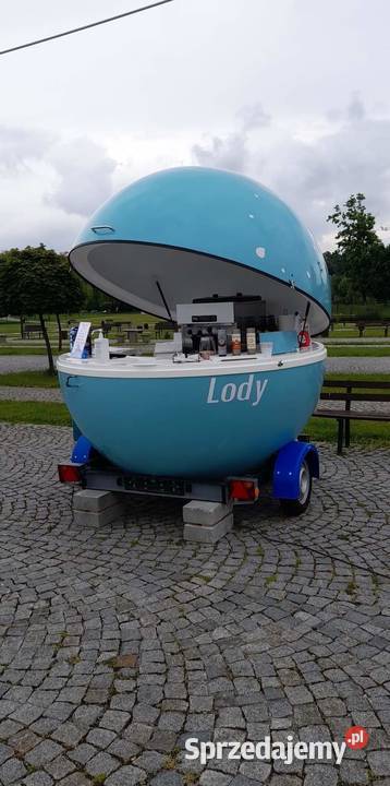 Przyczepa gastronomiczna Lodziarnia Kula świętokrzyskie Sandomierz