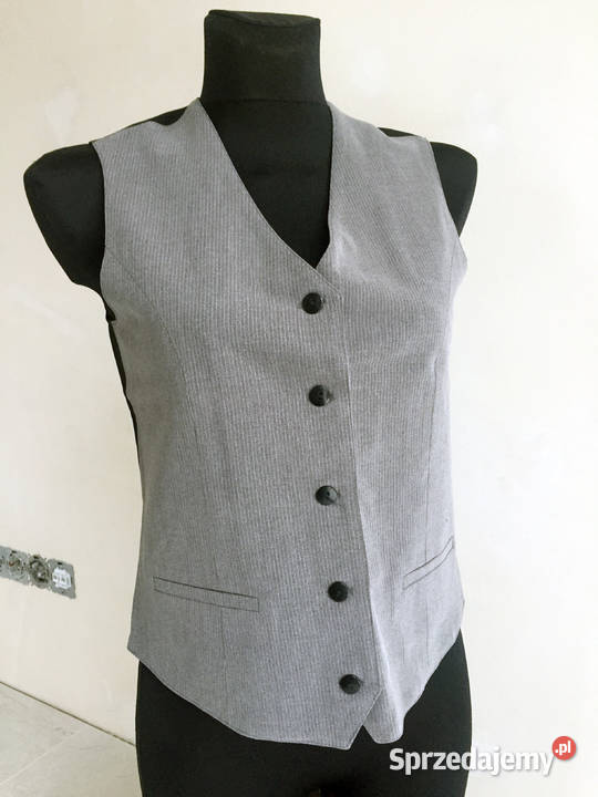 Kamizelka damska szara szary/srebrny Pozostałe Wrocław sprzedam