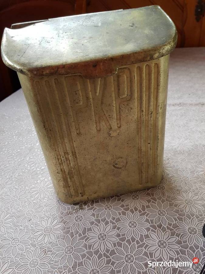 AluminiumPKPPiękna duża zabytkowa popielniczka z zachodniopomorskie Barlinek