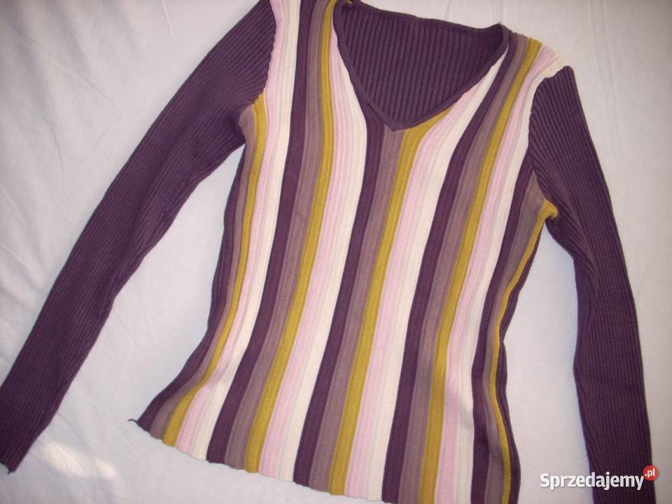 Sweterek Prążki Paski Silk 34 XS Nowy Sącz