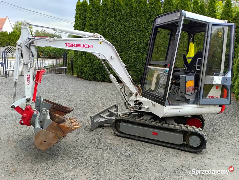 Minikoparka koparka takeuchi tb020 TB 020 opolskie Pakosławice