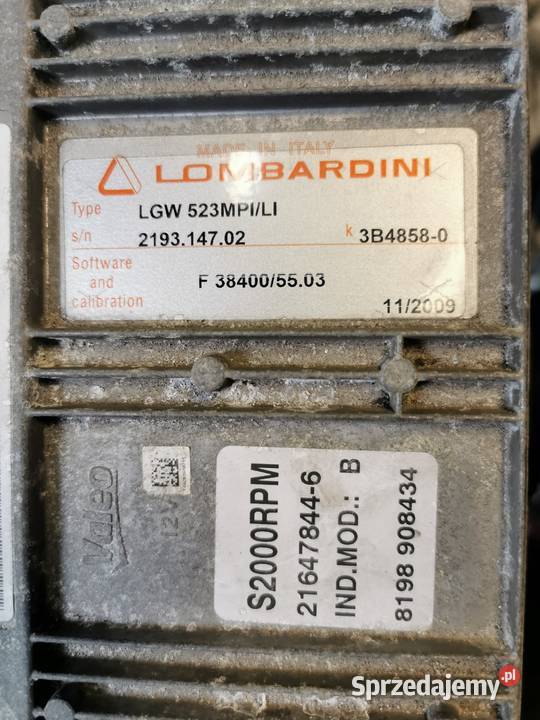 Komputer sterownik LGW 523MPI benzyna 15KW Czujniki i sterowniki Sochaczew