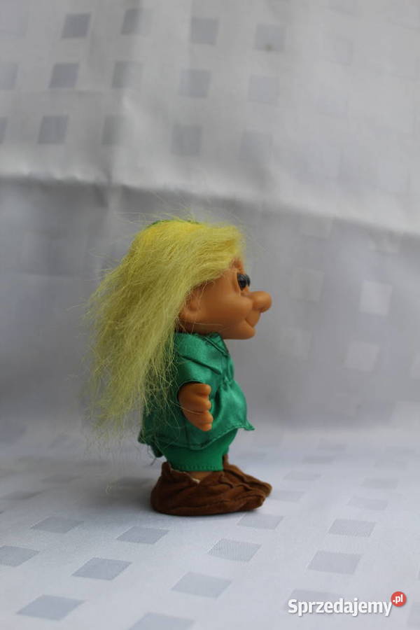 Troll Russ Żółte Piotruś Pan Storybook Elf Bielsko-Biała