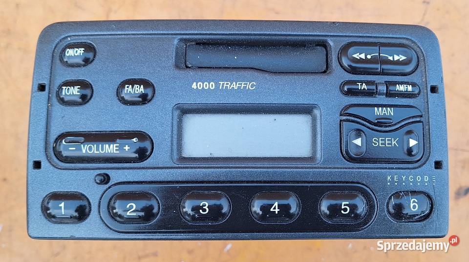 FORD RADIO 4000 TRAFFIC 96FP18K876JC Radom