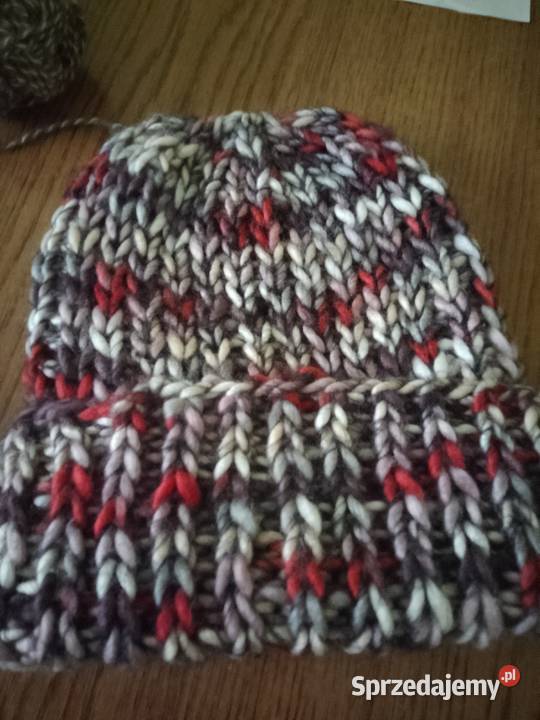 Czapki na zimę ręcznie robione Parciaki sprzedam