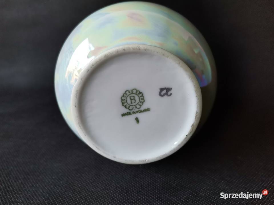 Stary wazon porcelana opalizowana Bogucice PRL śląskie Katowice