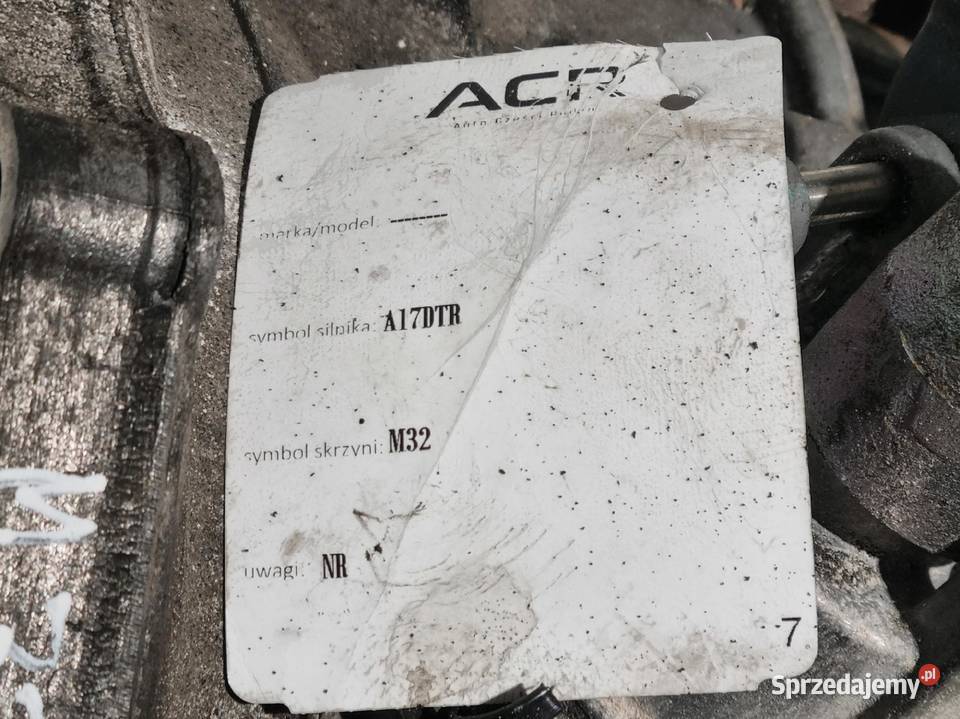 SKRZYNIA BIEGÓW Opel Astra IV J 17 CDTI manualna Chełm