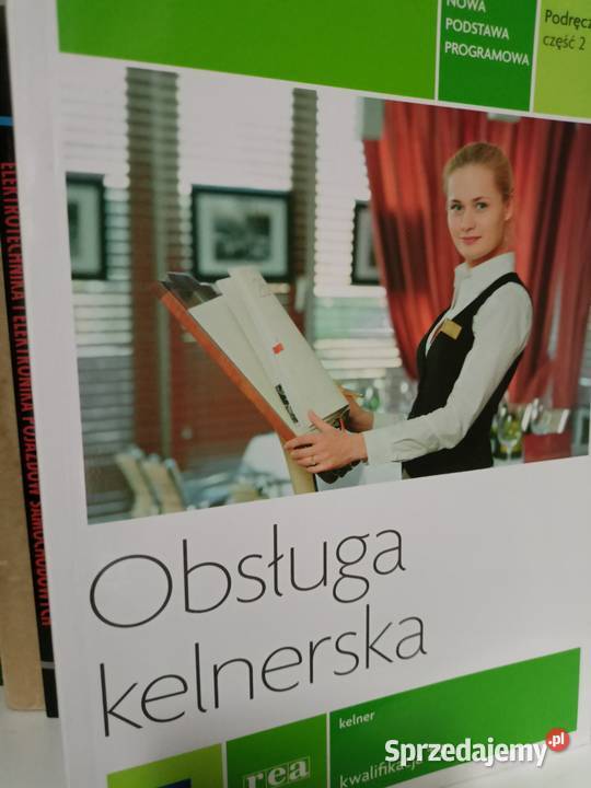 Obsługa kelnerska podręczniki używane książki miękka Warszawa