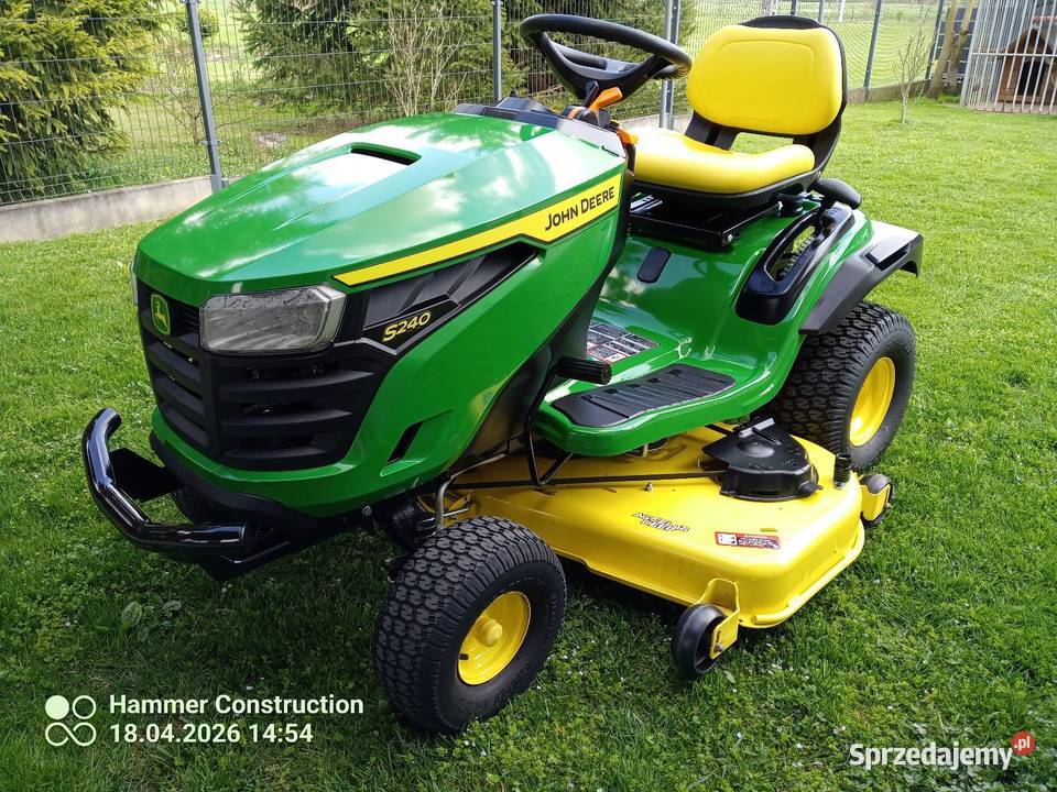 Traktorek kosiarka John Deere model S240 USA Sanok