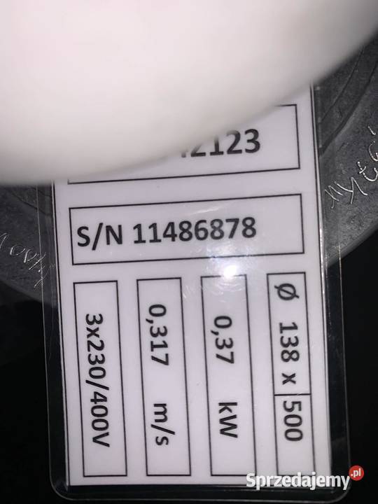 Interroll Drum Motor 370 W 138 mm x 500 mm 0317 mazowieckie