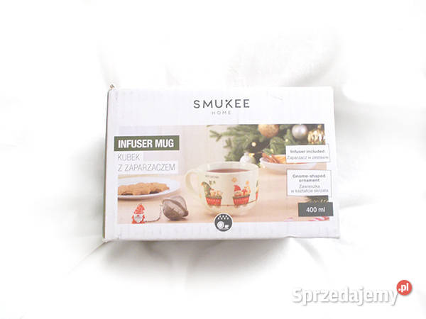 świąteczny kubek z lokomotywą mikołaj kubek z sprzedam