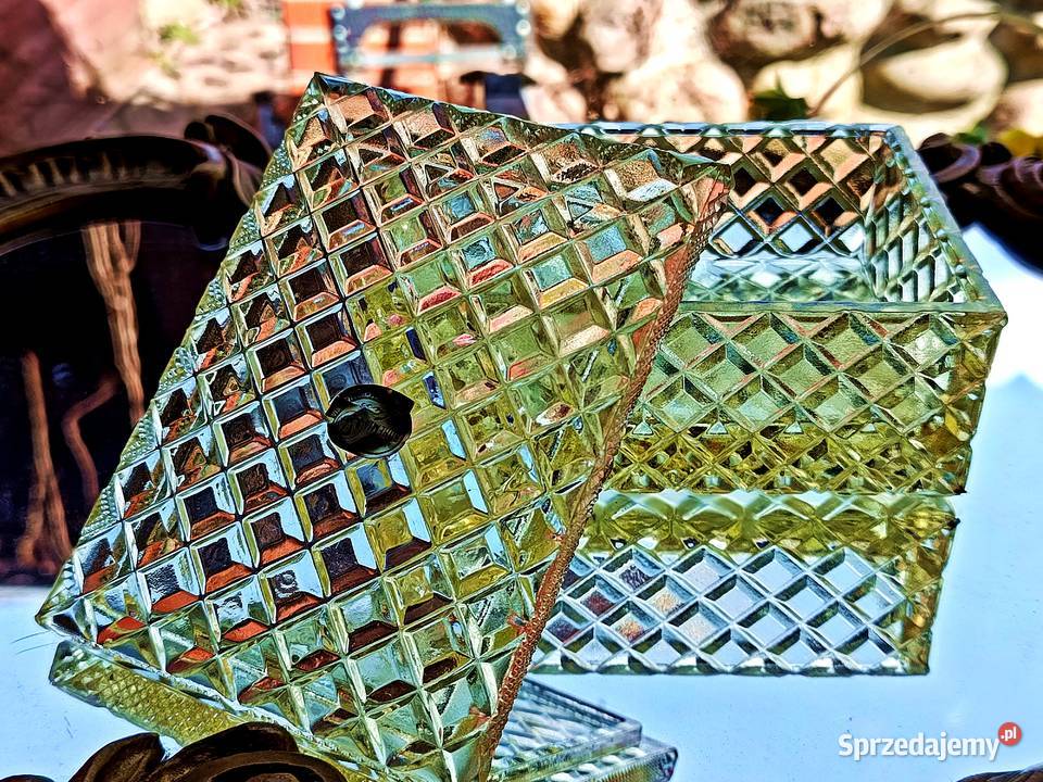 Piękna szkatułka puzderko Bohemia lubuskie Klenica