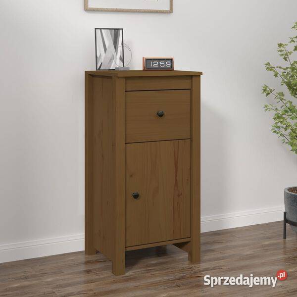 vidaXL Szafka miodowy brąz 40x35x80 lite drewno Warszawa