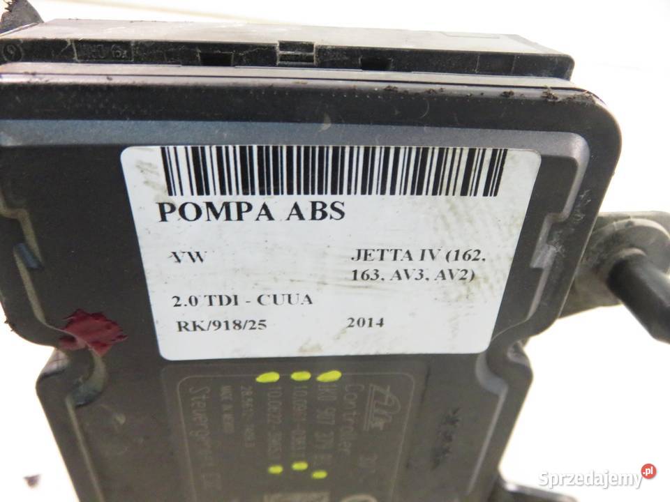 POMPA ABS VW JETTA IV 1K0907379BS 1K0614517EG Układ ABS i ESP