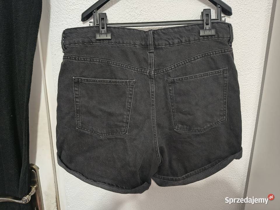 HM szorty jeansowe czarne r48 Zamość sprzedam