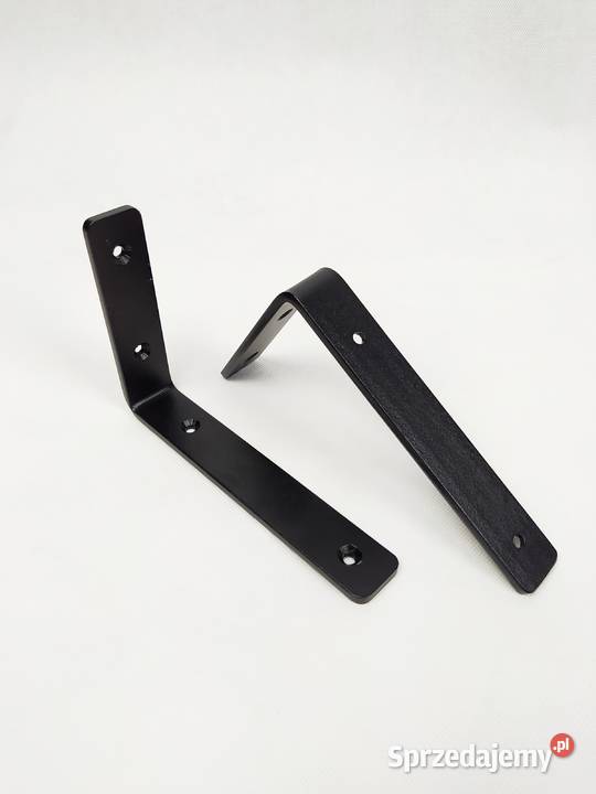 Wspornik metalowy czarny do półki industrialny Kraków