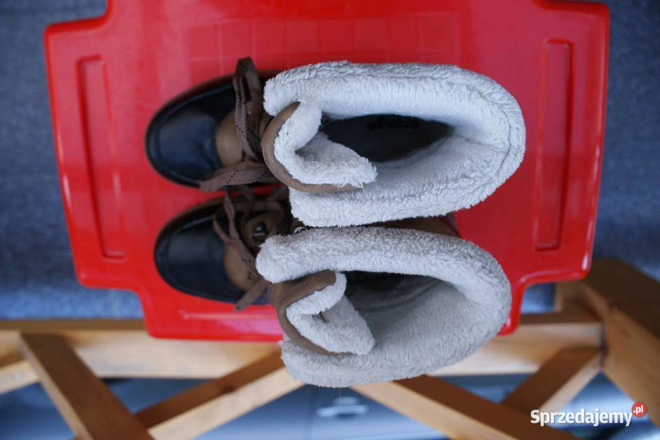 BUTY Skórzane Ocieplane Wodoodporne 39 Okazja