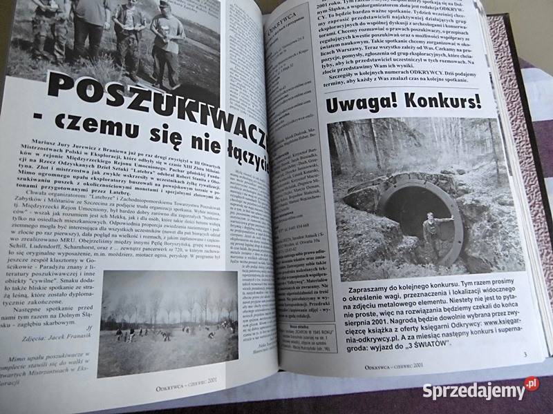 Odkrywca oprawiony rocznik 2001 Ostrów Wielkopolski