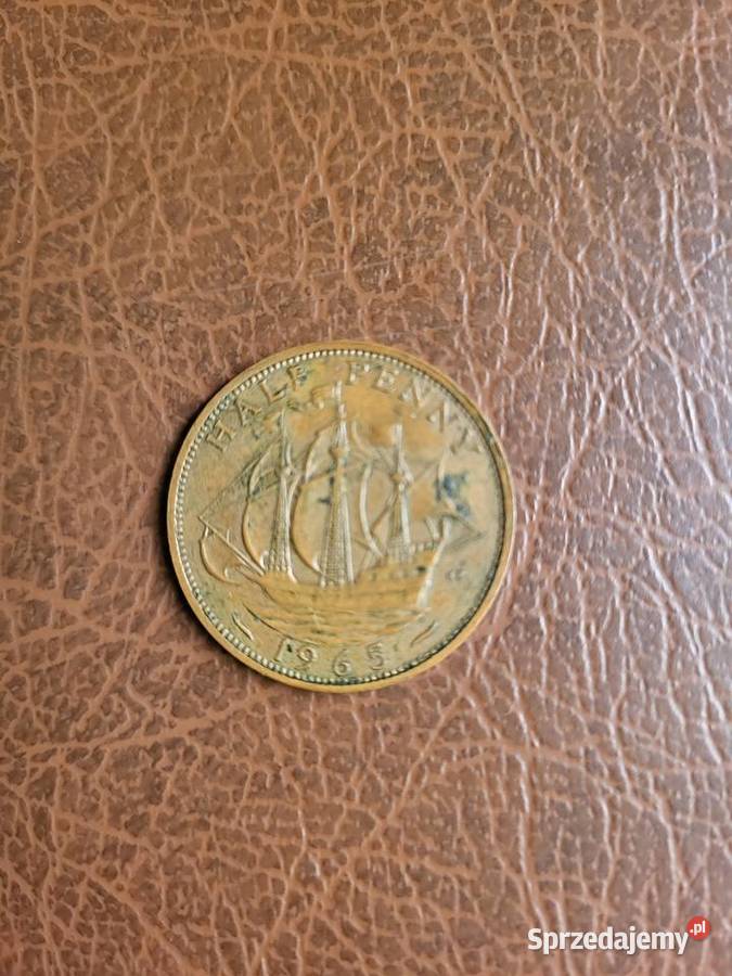 Half penny z Elizabeth II Zielona Góra
