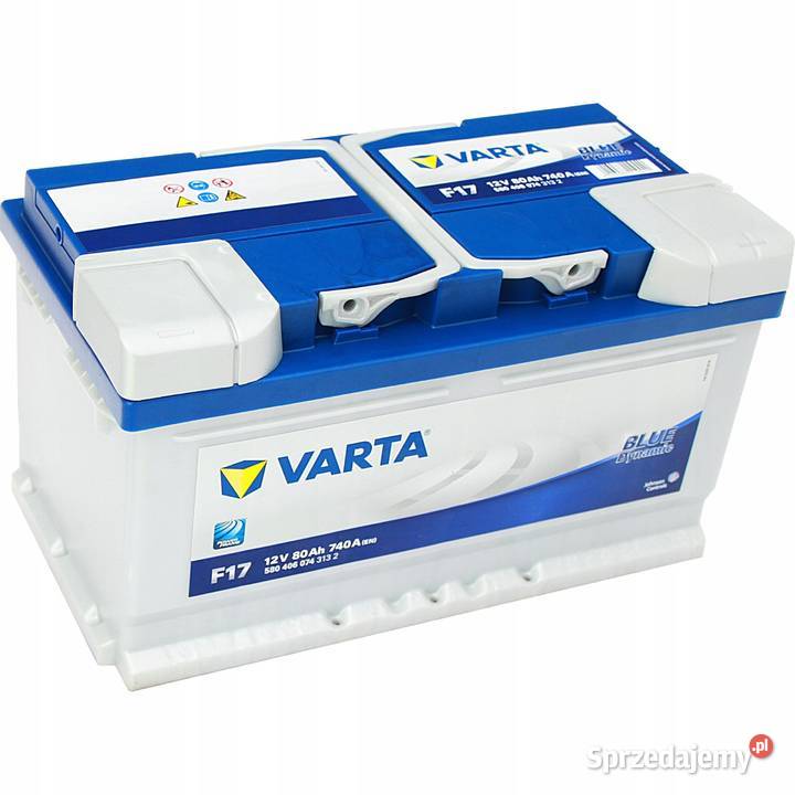 Akumulator VARTA Blue Dynamic F17 80Ah 740A akumulatory Bydgoszcz