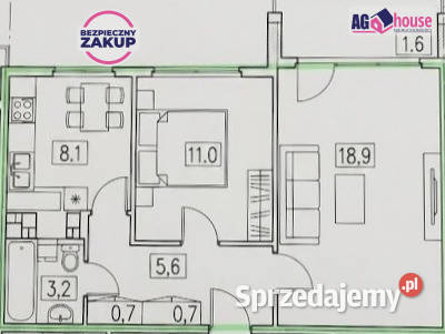 Mieszkanie 482m2 2 pokoje Gdańsk Startowa Sprzedaż Mieszkania