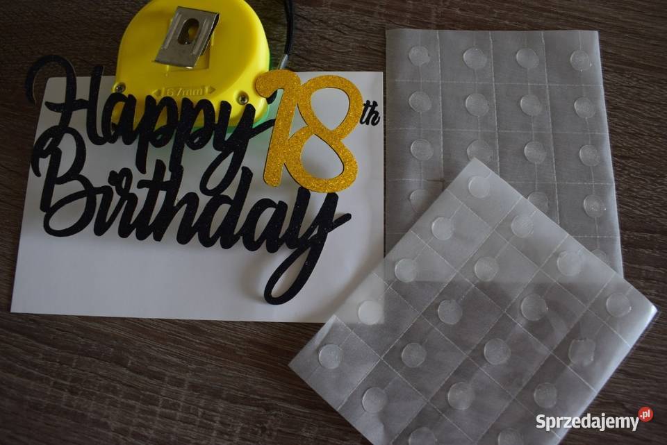 Zestaw dekoracyjny na 18 urodziny Chełmno