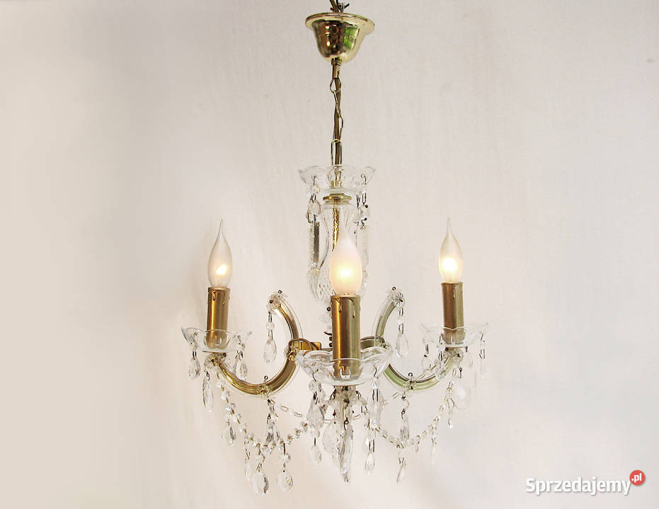 Żyrandol Lampa Kryształki Szczecinek