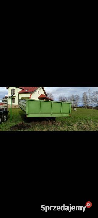 Przyczepa jednoosiowa wywrotka nieuszkodzony sprzedam