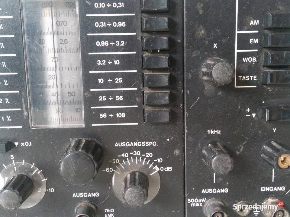 Meratronik K937 Generator wobulator lata 70 Warszawa sprzedam