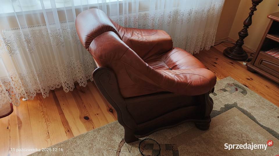 Sofa i fotel skórzany lubelskie