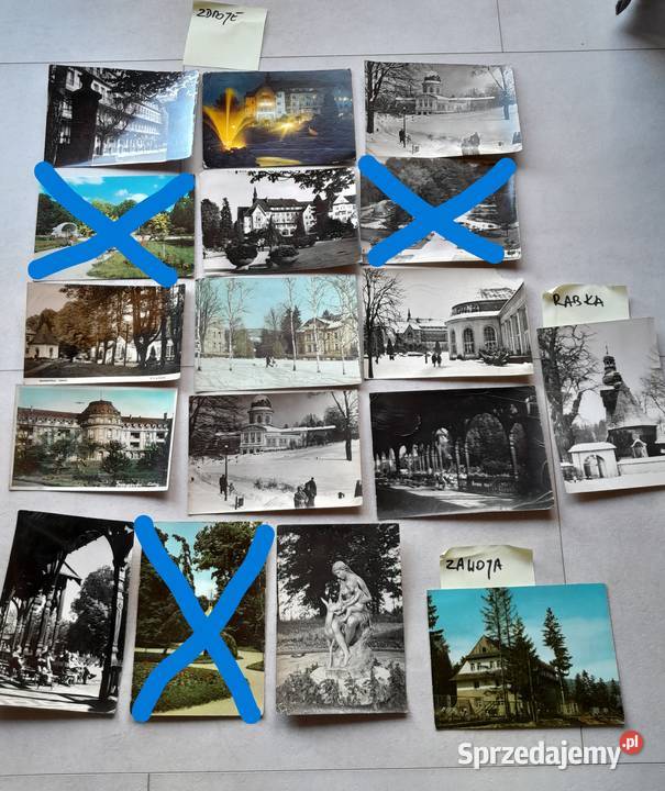 Stare kartki pocztowe pocztówki PRL Kudowa Lądek śląskie Dąbrowa Górnicza sprzedam
